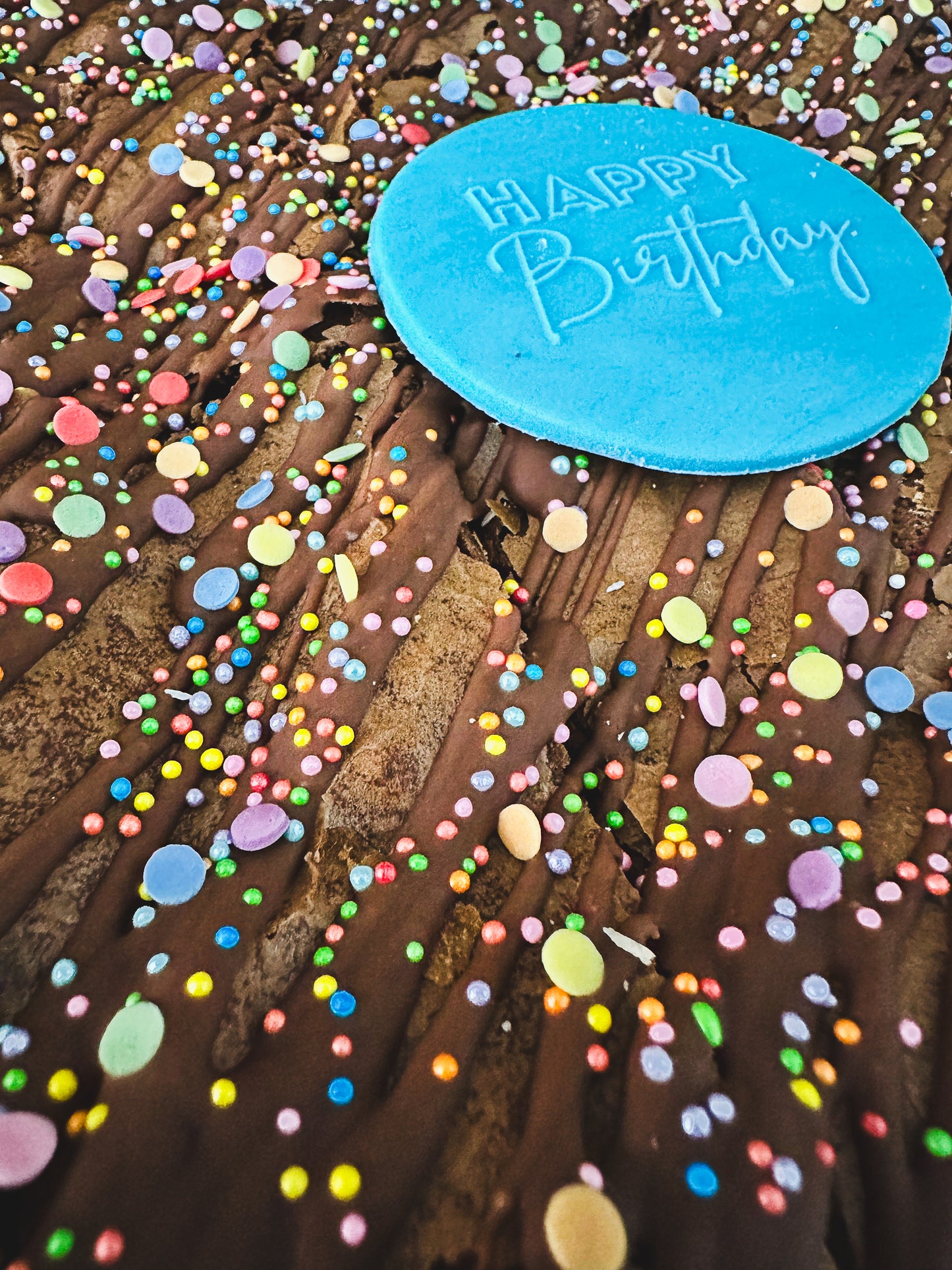 Personalised Pre-Cut Brownie & Blondie Slabs